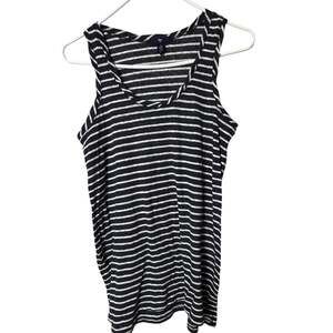 Gap Women's Striped Sleeveless Basic Tee  Sz XS
